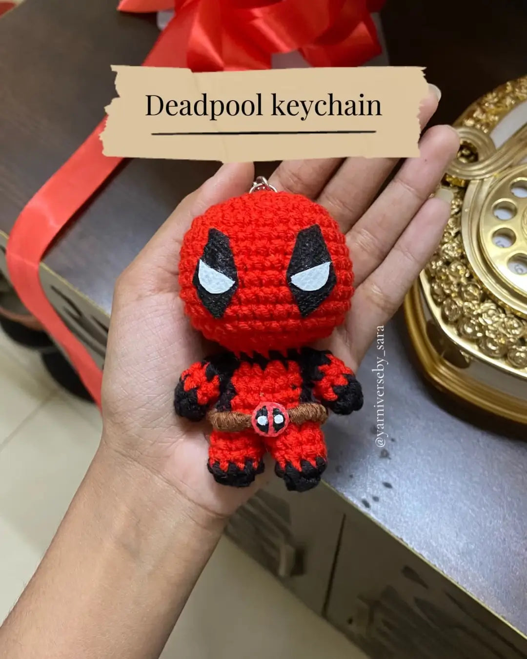 rongila deadpool keychain
