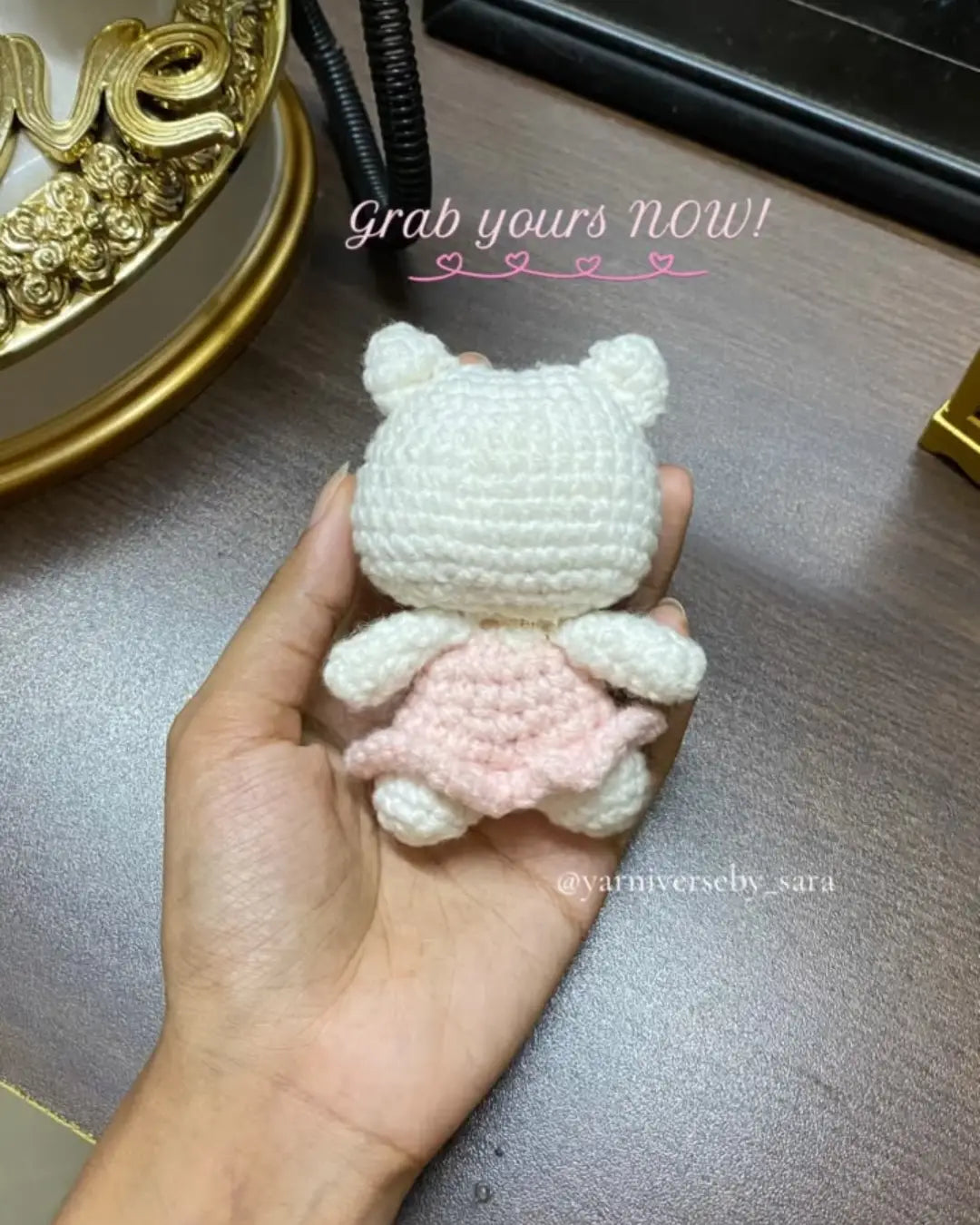 rongila crochet hello kitty