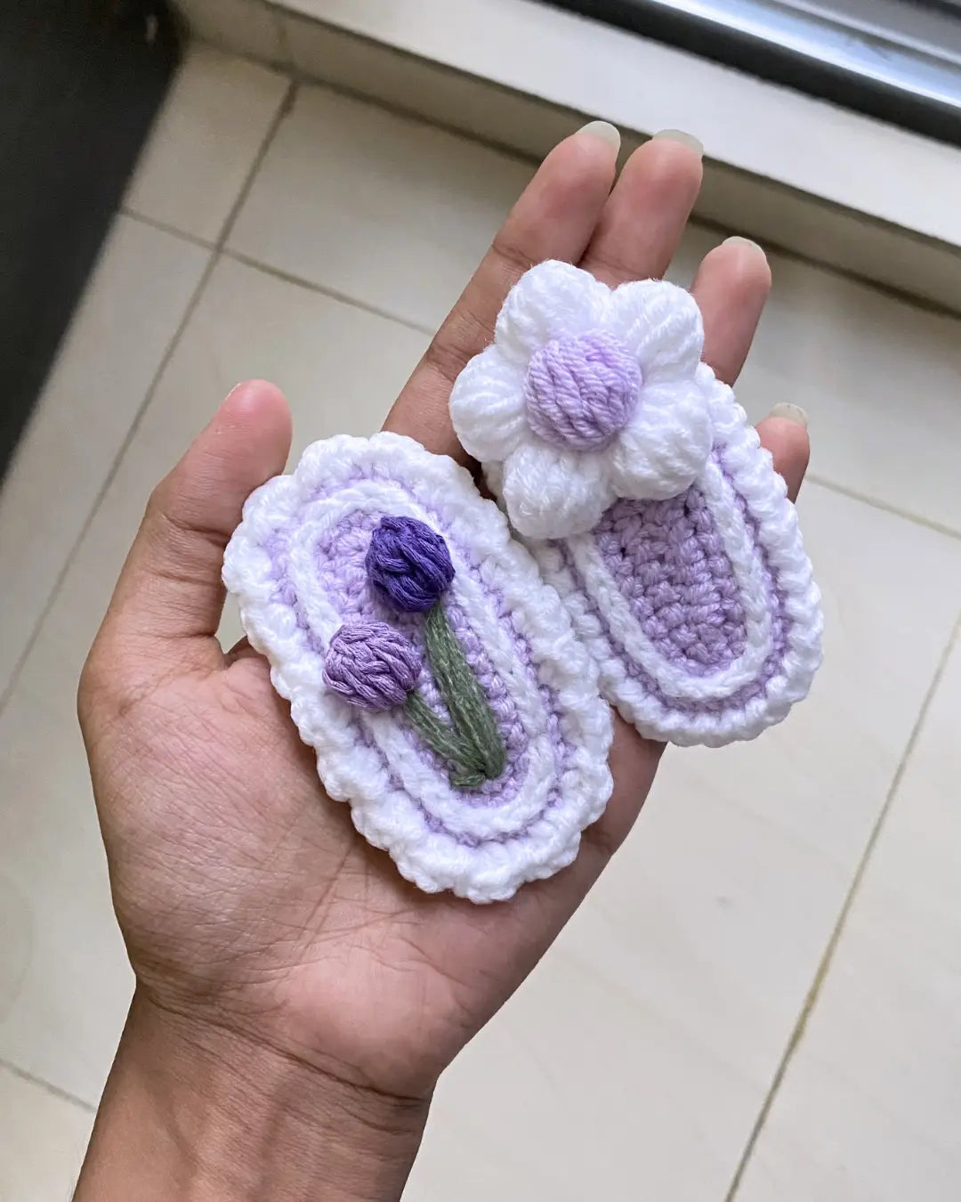 rongila hair clip flower